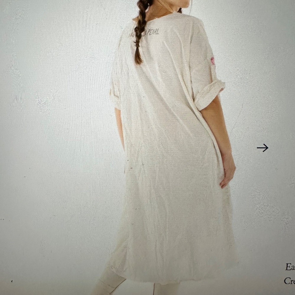 Magnolia Pearl Amor Artist Smock Dress. O/S - Picture 3 of 8